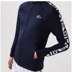 Men's Lacoste SPORT Printed Zip Tennis Sweatshirt